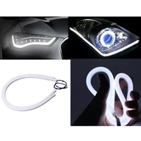 automobile accessories 60cm car styling led strip light drl 12v turn signal light decorative flexible soft tube single color whi