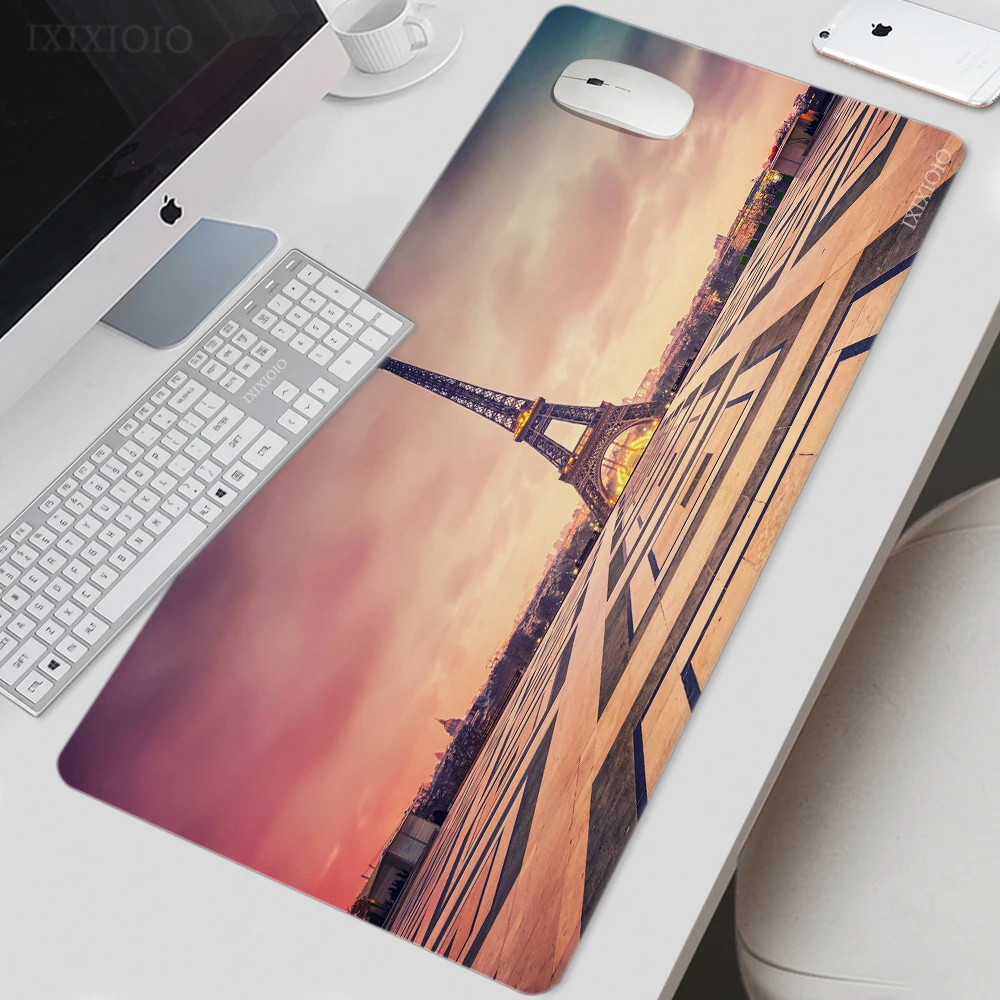 

Игровой коврик для мыши Французский Париж Эйфелева башня XL пользовательский компьютерный новый коврик для мыши XXL игровой коврик ковер офисный мягкий игровой коврик для мыши ноутбука