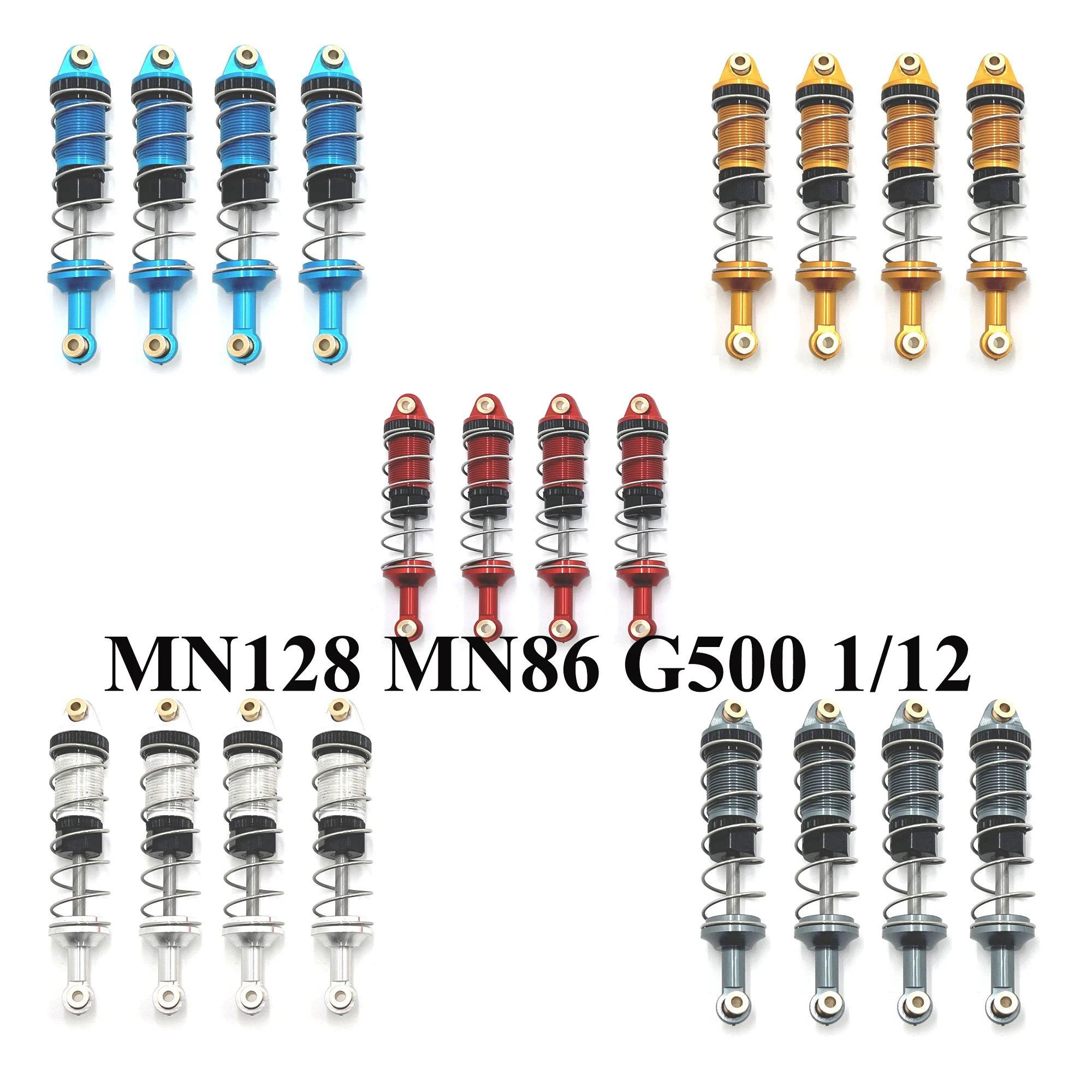 

MN 1/12 MN128 MN86 G500 RC Remote Control Car Spare Parts Metal Upgrade Modified Parts Hydraulic Shock Absorber