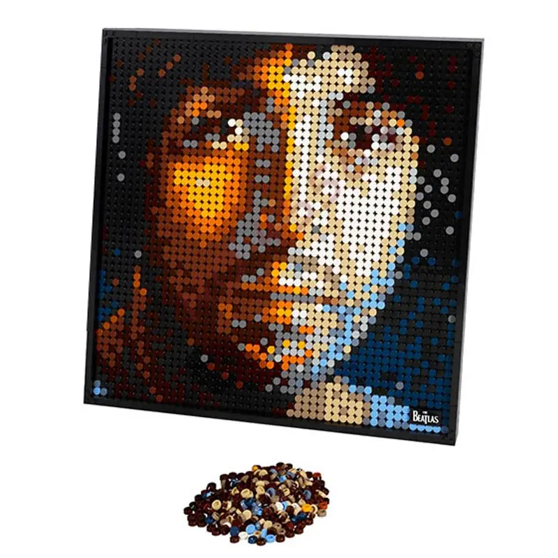 

Toy Building Blocks Pixel Art Iron Plc Mosaic Painting MOC Bricks DIY WAR Decoration Puzzle Toys for Children Christmas Gifts