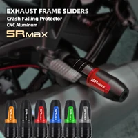 for aprilia srmax300 srmax sr max 300 2018 2019 motorbike cnc accessories exhaust frame sliders crash pads falling protector
