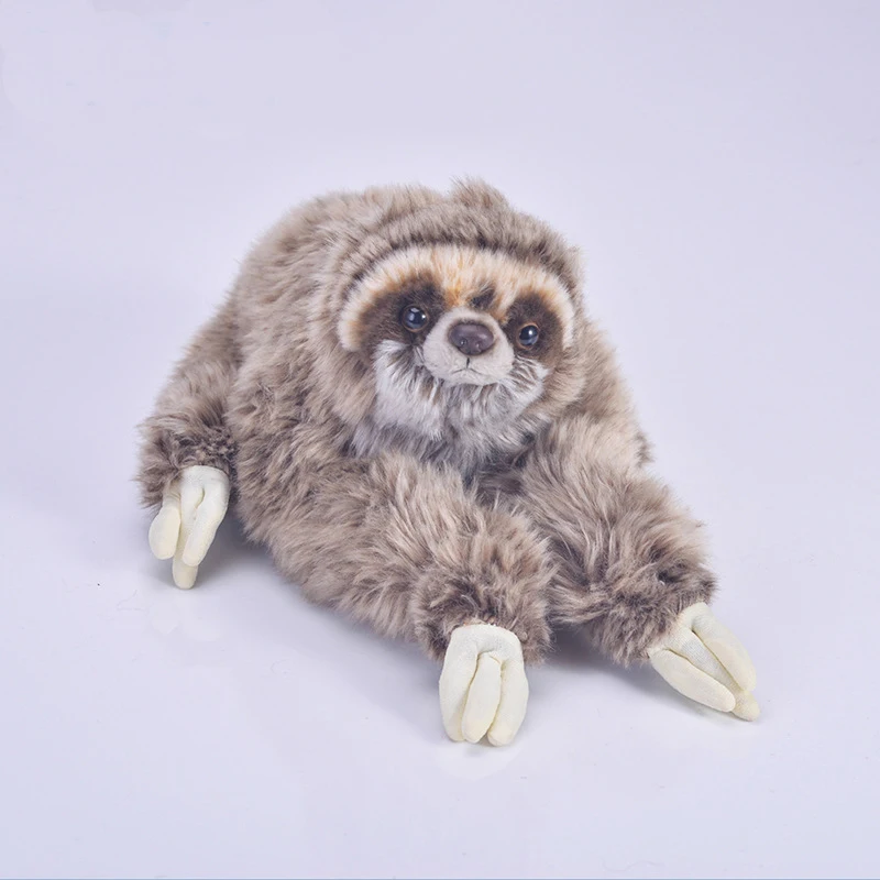 

35CM Cute Realistic Three Toed Sloth Plush Stuffed Animal Toy Soft Plush Sloth Critters Children Kids Birthday Gifts Plush Doll