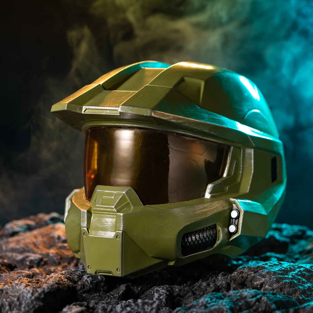 Xcoser Game Halo Infinite Аниме Косплей Мастер Шеф шлем Костюм маска аксессуар для взрослых