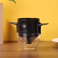 coffee filter portable stainless steel foldable drip coffee tea holder easy clean reusable paperless pour over coffee dripper