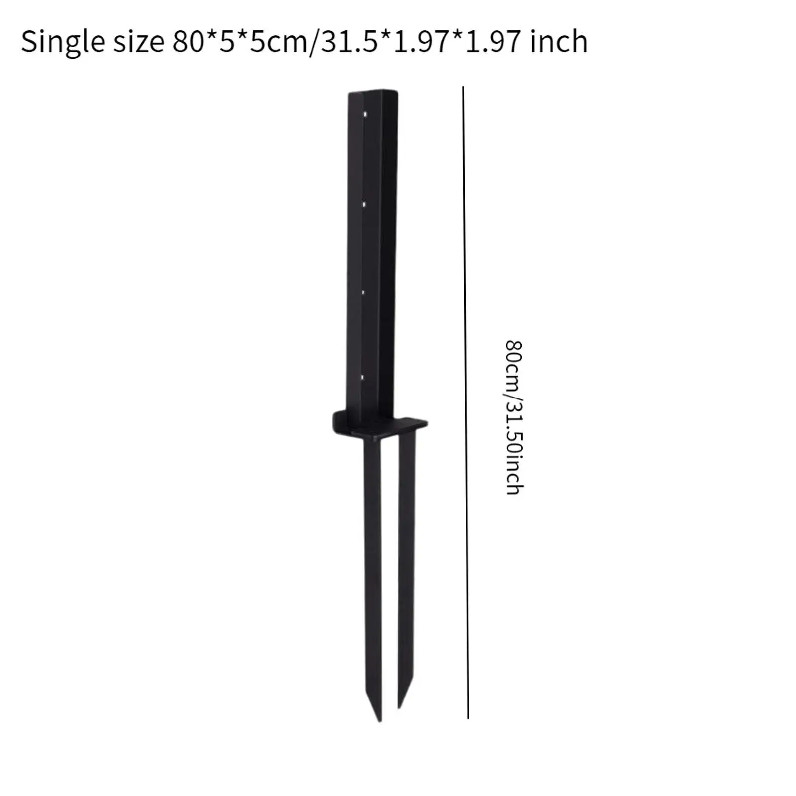 4x якорь для столба забора ремонт грунтовых шипов наклонный утолщенный