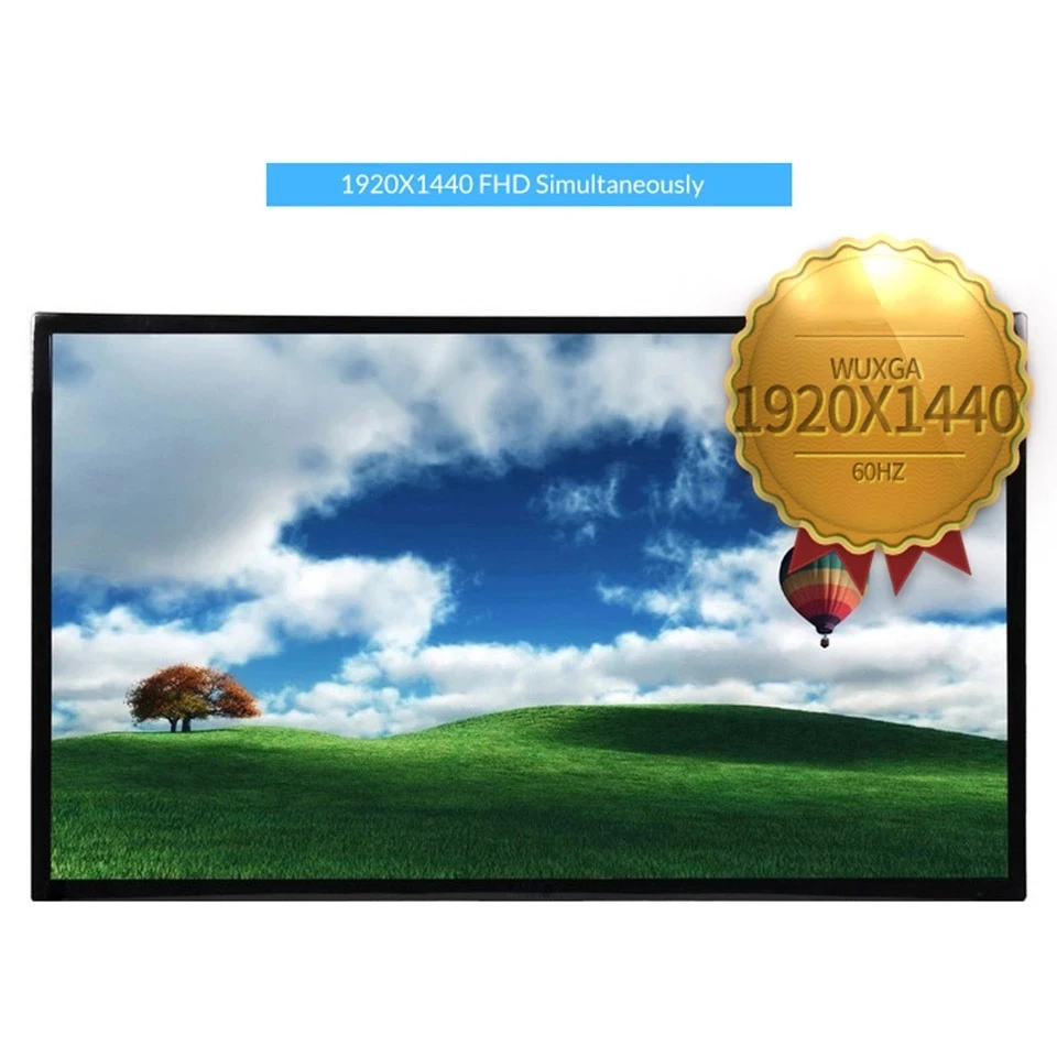 VGA Разветвитель 1х4 с 1 входом и 4 портами Видео 200МГц Поддержка 1920x1440 с адаптером питания для Компьютера Ноутбука Проектора Телевизора