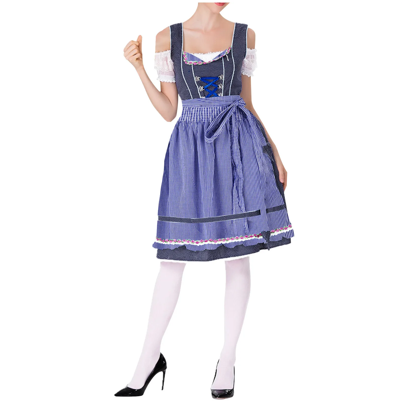 

Ladies German Oktoberfest Costume Women Bavarian National Costumes Clubwear Cosplay Dress Female Carnival Fancy Party Dress