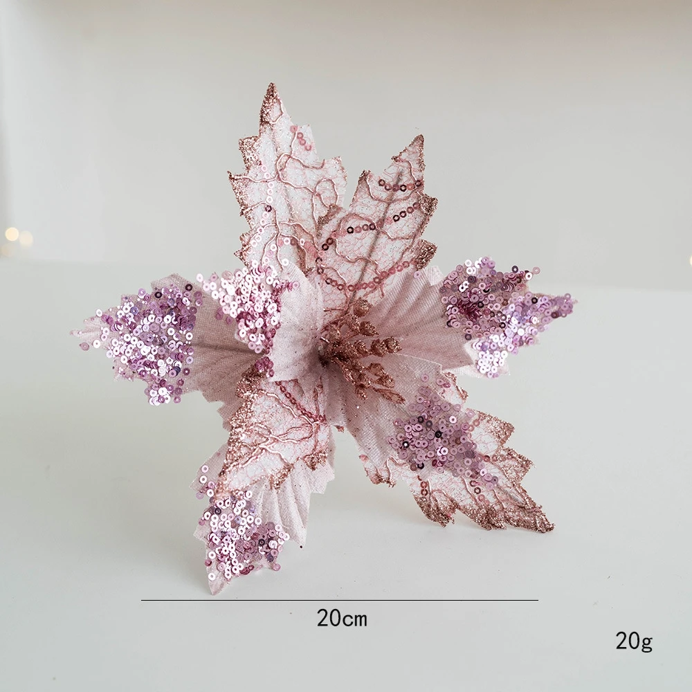 

Искусственный рождественский цветок из полиэстера 25 см