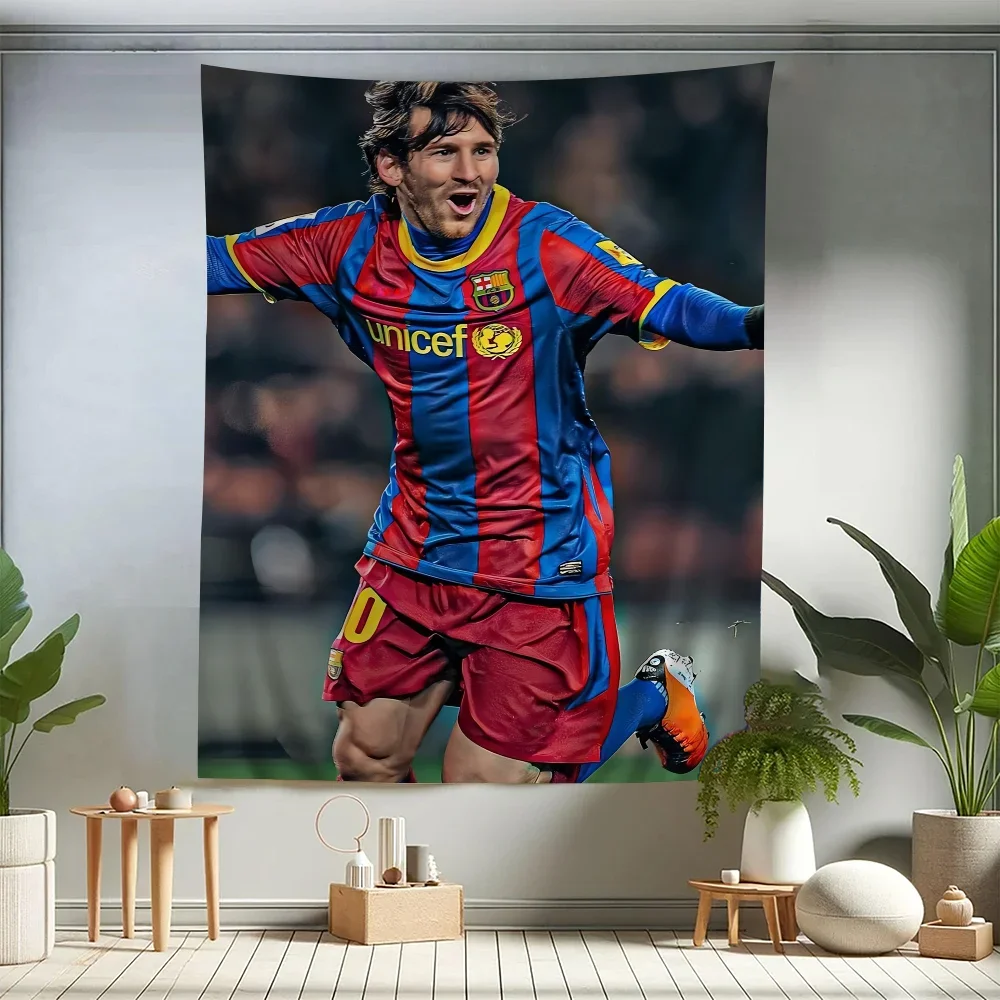 Аргентинская Футбольная звезда Meesi цветной гобелен настенные богемные гобелены