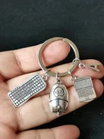new a z letter mouse shape laptop keychain stylish diy keychain