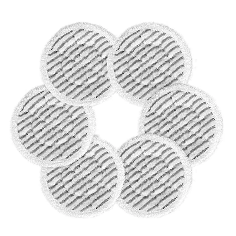 6PCS Steam Mop Replacement Pads For Shark S7001 S7000AMZ S7000 Series,Mop Head Replacement Steam And Scrub Pads For Tile