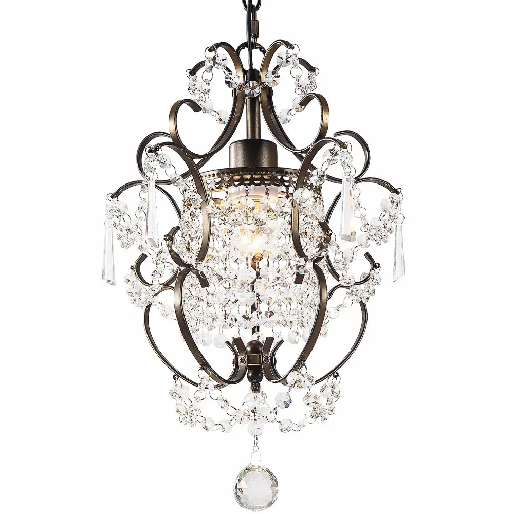 Современная роскошная светодиодная хрустальная люстра для гостиной сельский