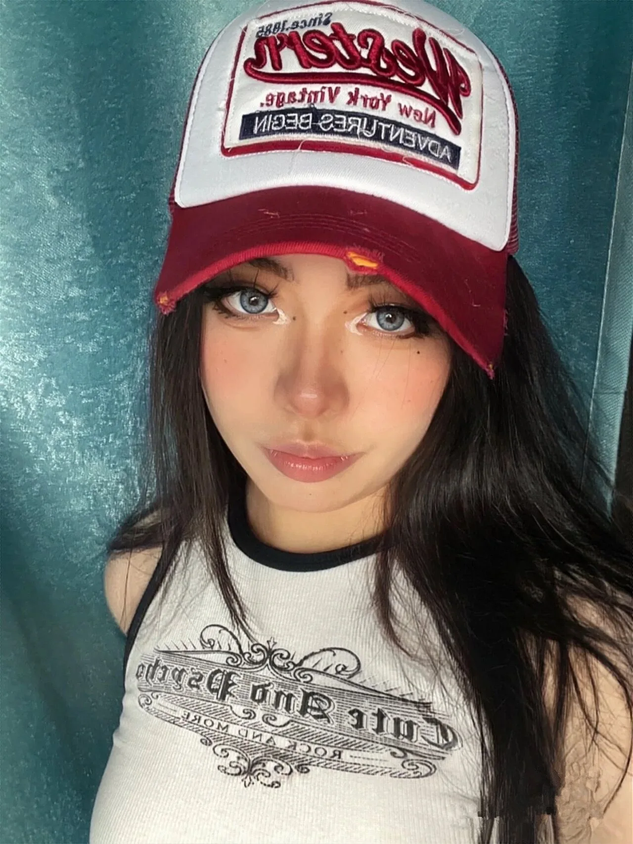 

Vintage van hat thin style fashion net hat tide hate sun hat