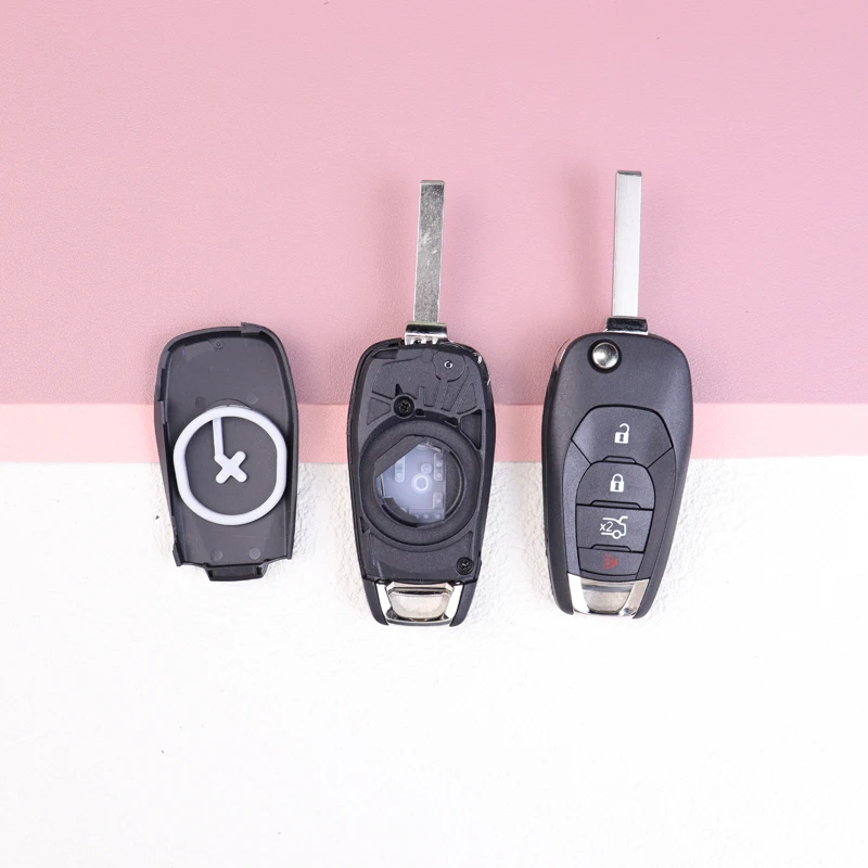 Фото Чехол-корпус для автомобильного ключа Chevrolet Trax, Colorado RS, Cruze, Sonic, Malibu, Trailblazer, Tracker, Onix, Spark, GM XL7, XL8 №5