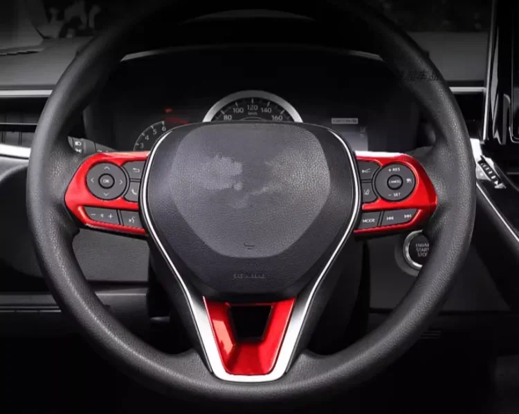 Наклейка на панель рулевого колеса автомобиля для Toyota RAV4 Corolla E210 Avalon 2019 2020 2021 2022