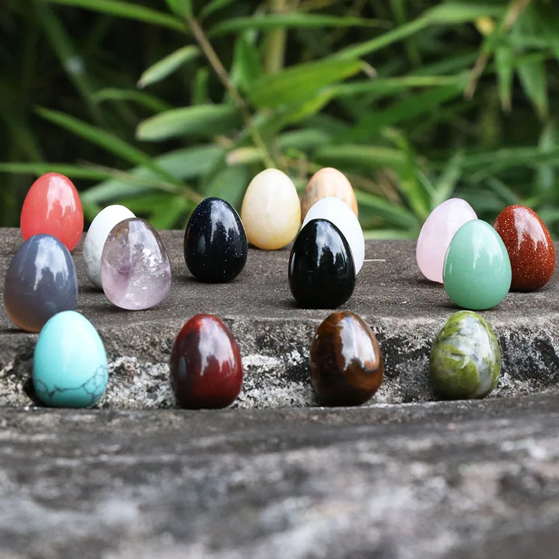 

30 мм Eadter семь чакр в форме яйца, Исцеляющие кристаллы, маленькие украшения, свободные бусины, Ювелирная фурнитура из натурального камня, опт...
