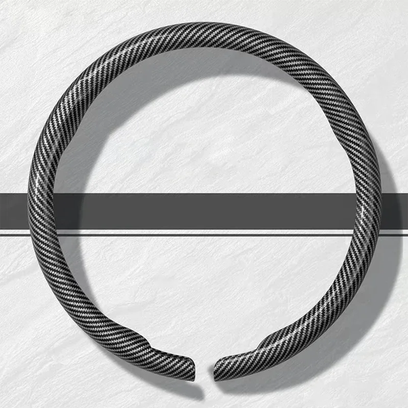 

Для Porsche Cayenne Taycan Macan Panamera 718 911 Cayman, замшевый чехол на руль автомобиля из углеродного волокна, автоаксессуары