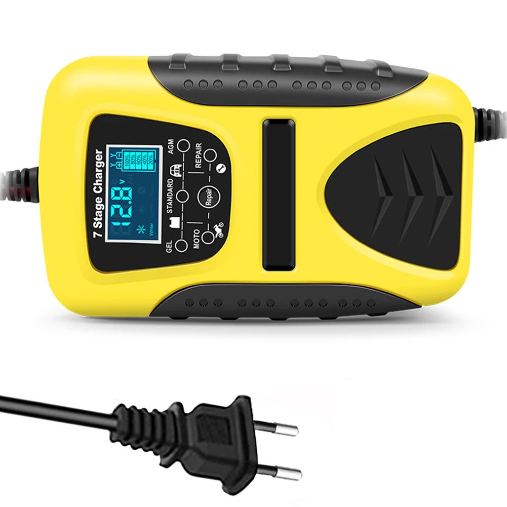 

Machine Car Battery Charger 12V 7 A 150×90×62 Mm 7 Stage Accessories Auto