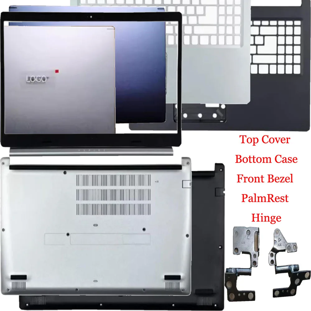 Черная Серебристая Верхняя Нижняя крышка ободок с петлей для ACER A515-54 54G 45 45G 45S 53G 53K