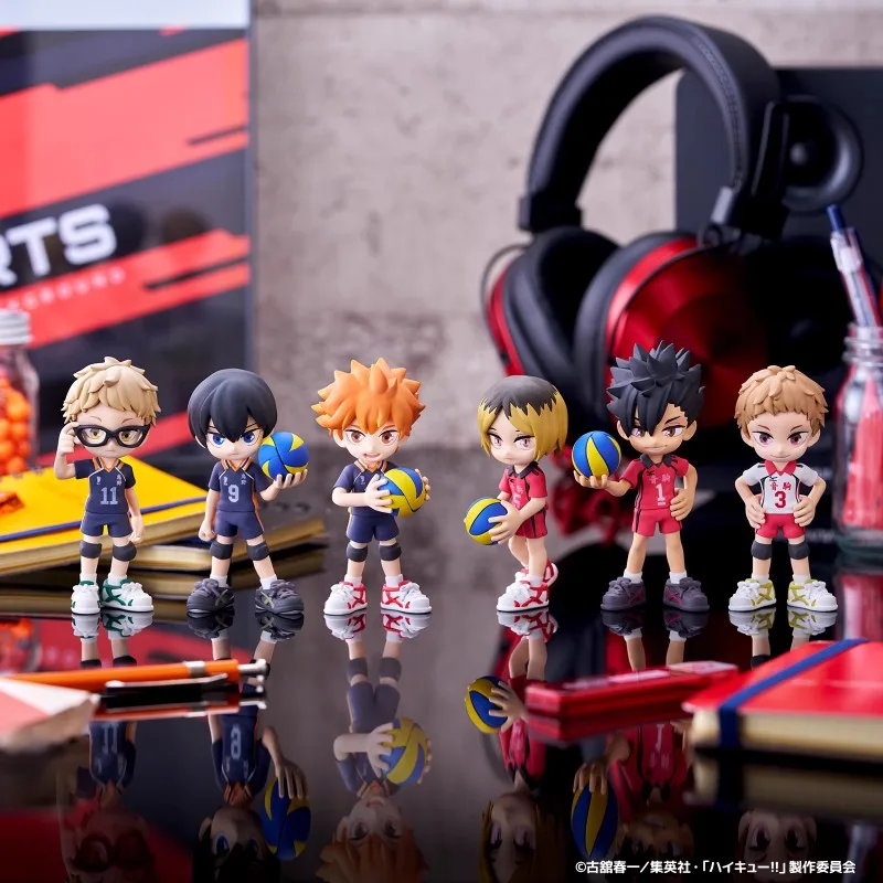 Фото Оригинальная подлинная Bushiroad Creative PalVerse Hinata Shoyo Tobio Kageyama аниме портретная модель коллекция игрушек подарок 9 см №2