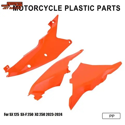 Для KTM SX SX-F XC XC-F 125 250 300 350 450 2023 2024, пластиковые задние боковые панели из полипропилена для мотокросса, обтекатель корпуса, рамка, защита корпуса