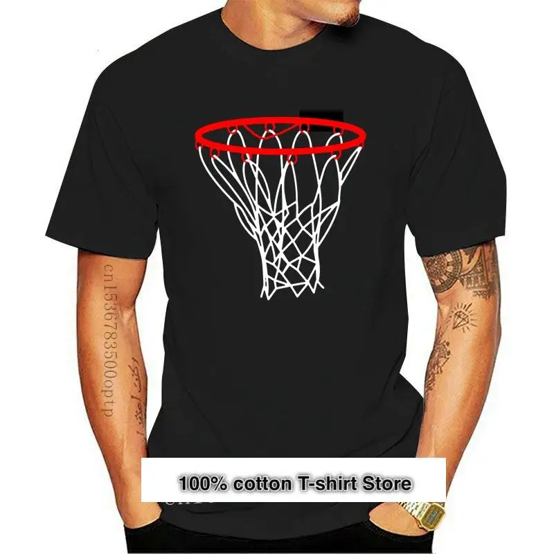 

Camiseta de balonco aro de Netball para hombre, ropa de ocio, XXXL talla grande, 100% algodón, nueva