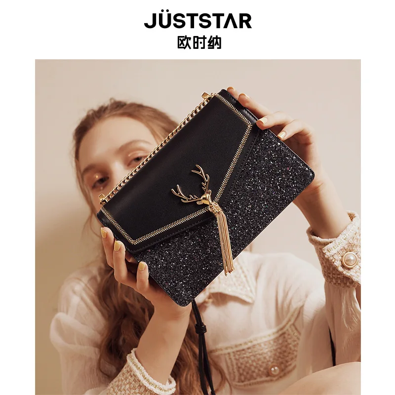Women's Bag for Women Fashion Designer Luxury Bag 2023 New Trend Starry Sky Tassel Handbags Cowhide Ladies Shopping Shoulder Bag