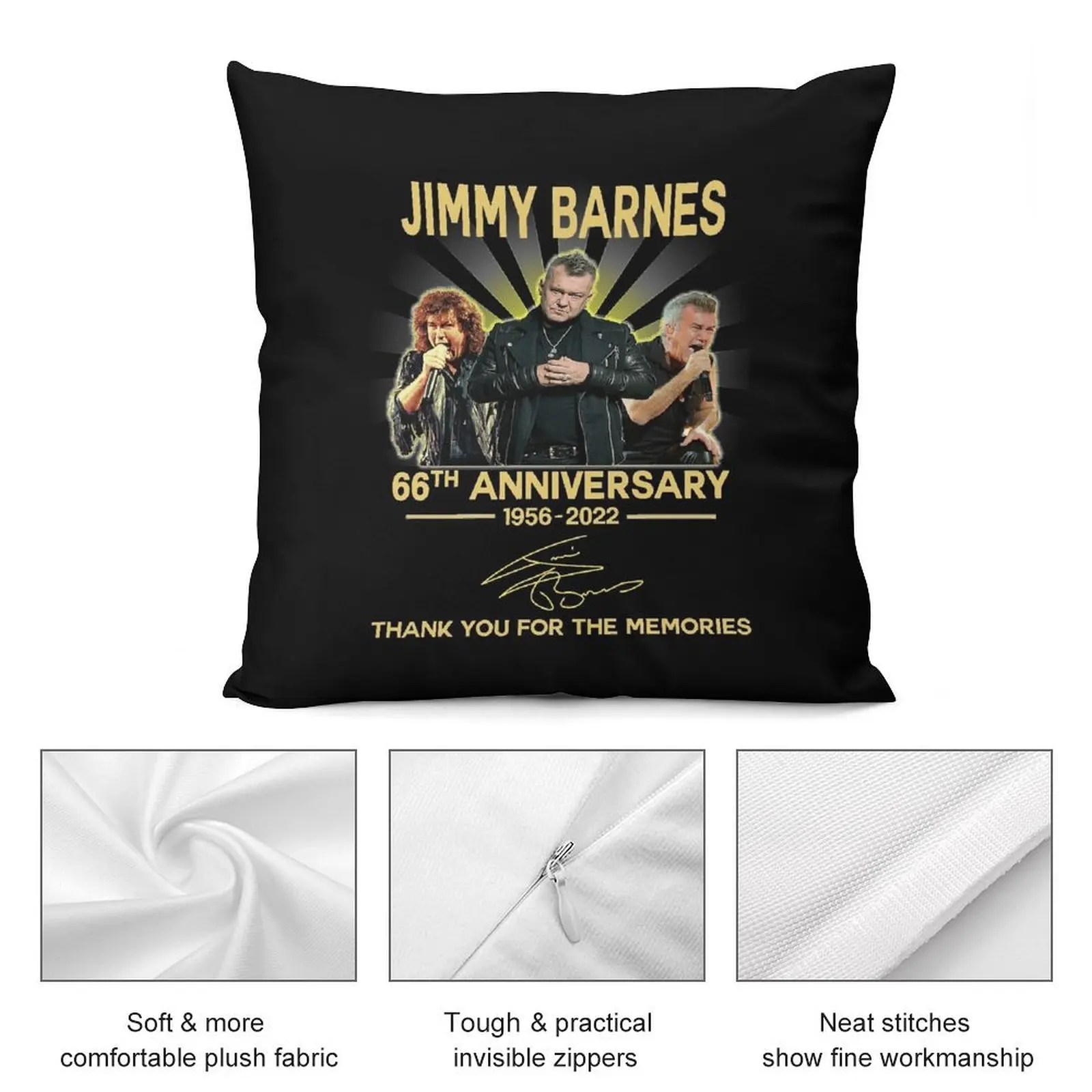 Спасибо за воспоминания 66 годовщины-футболка Джимми Барнс Классические диванные