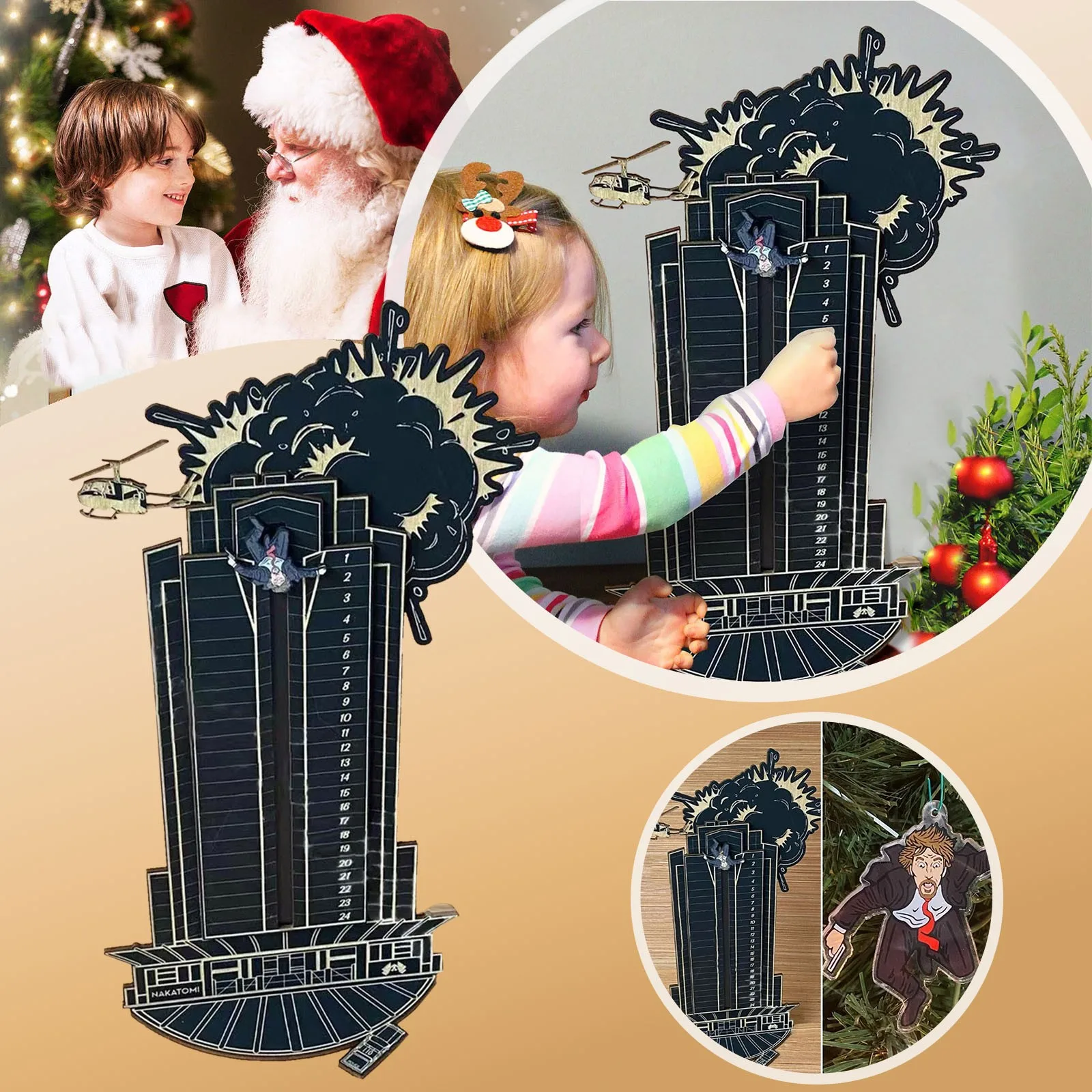 Календарь с надписью наклетоми 25 дней