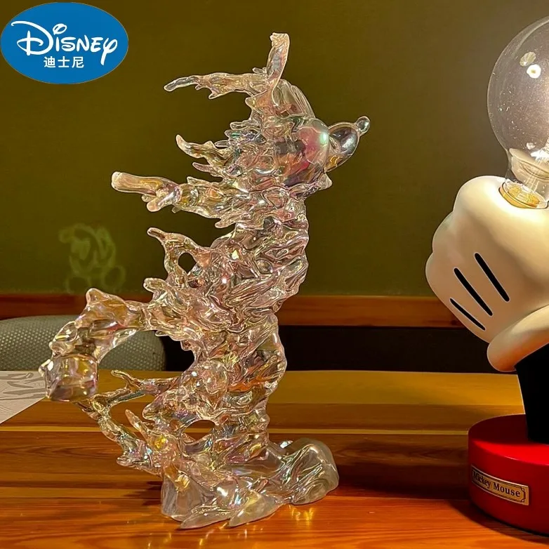 

Original Disney Mickey Platinum Crystal Phantom Edition Original Fashion Resin Handmade Advanced Art Home Creative Decoration