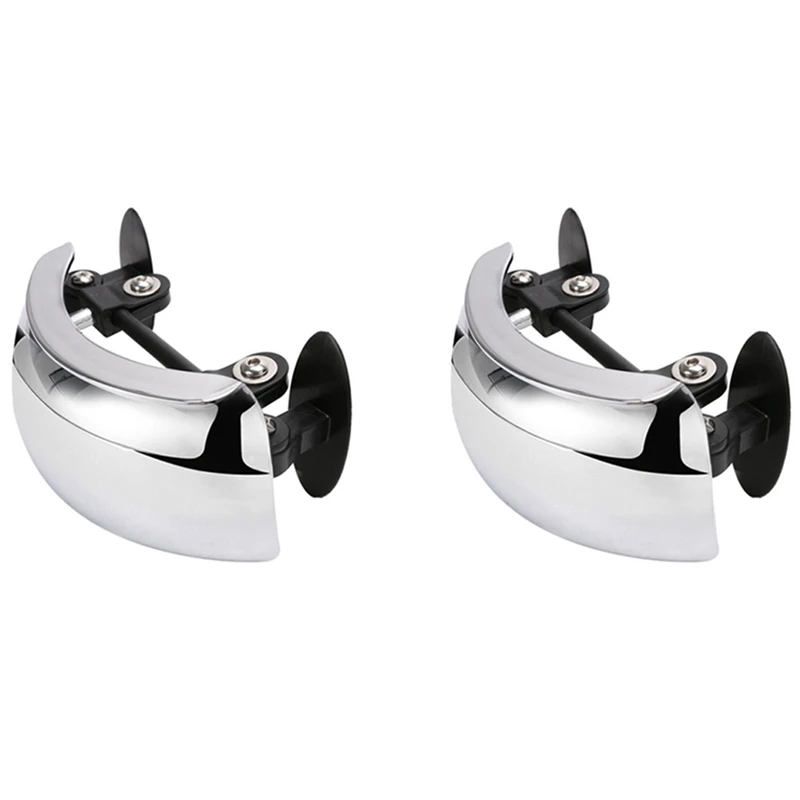 

2X Universal Motorcycle Windscreen Rear View Mirror 180 Degree Rear View Mirror Blind Spot Mirrors For -BMW R1200GS