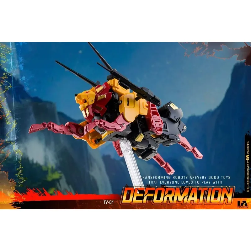 Фото 【В НАЛИЧИИ】Коллекционная игрушка-трансформер TV-01 TV01 Predaking The Sharp Claws, мини-фигурка робота №1