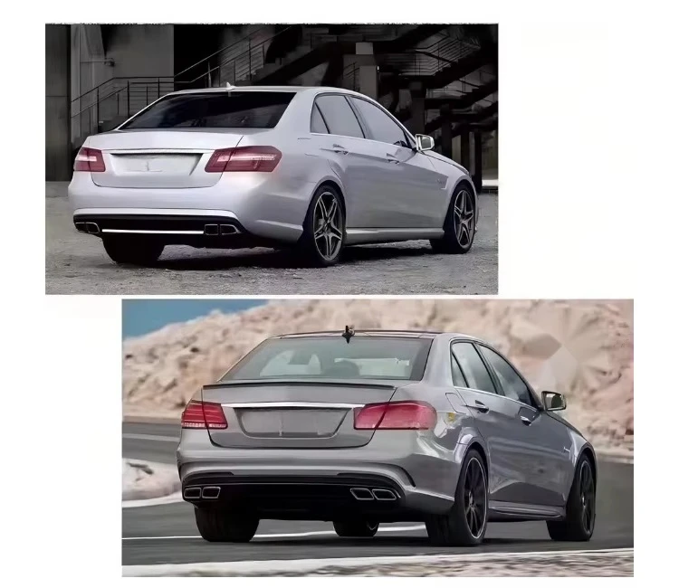 Полный комплект обвеса для E-Class W212 2009-2013, обновление до стиля E63: передний и задний бамперы, решетка радиатора, блок фар (art.: 3920dabdd31d4) - 3920dabdd31d4