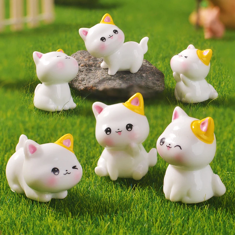 Миниатюрные мини-фигурки щенков украшение автомобиля детский подарок сделай сам