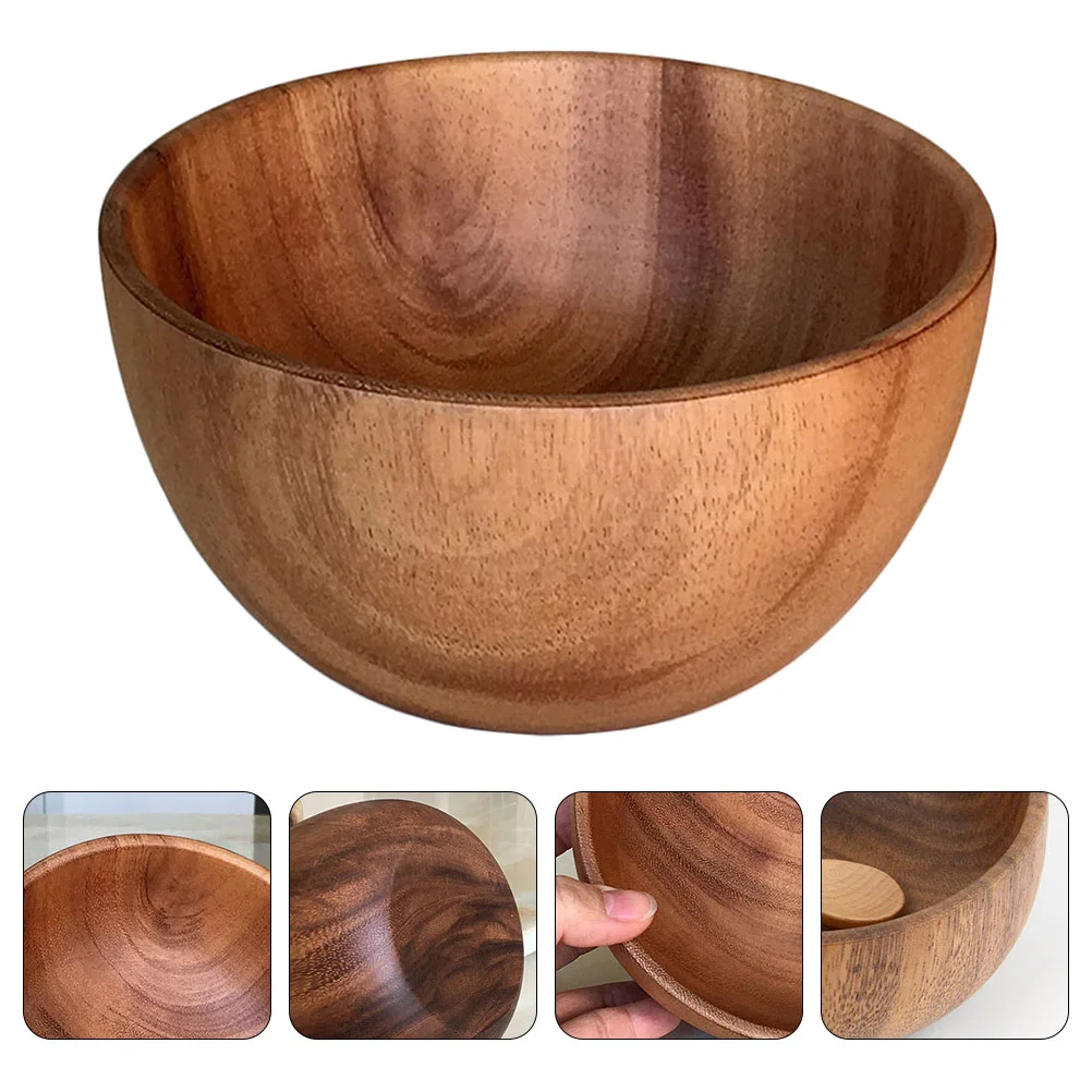 

Bowl Bowls Salad Wooden Wood Servingfor Fruit Dessert Mixing Snacks Soup Snack Pasta Für Fruits Japanese Dish Noodle Set Rice