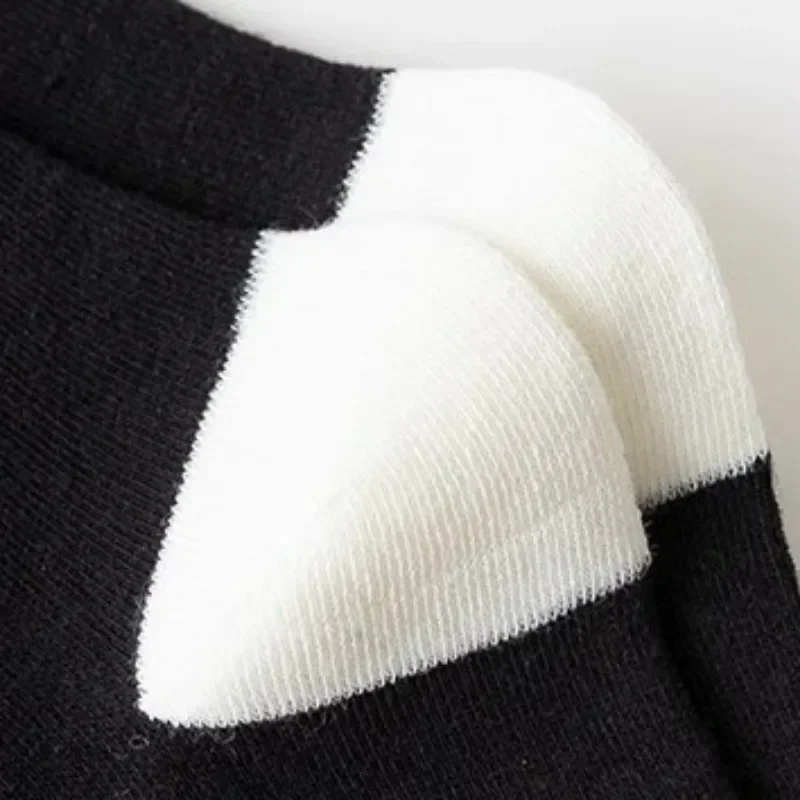 Хлопковые носки с камелией и теленком женские со звездами лунным принтом средние