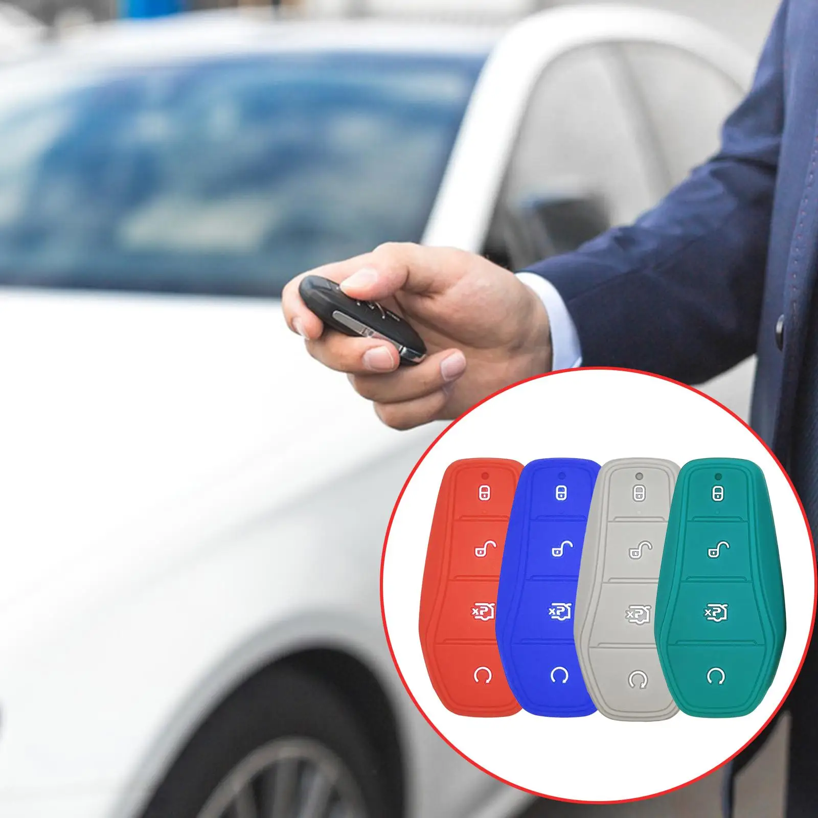 Чехол для автомобильного ключа чехол с дистанционным управлением Byd Han EV Dolphin