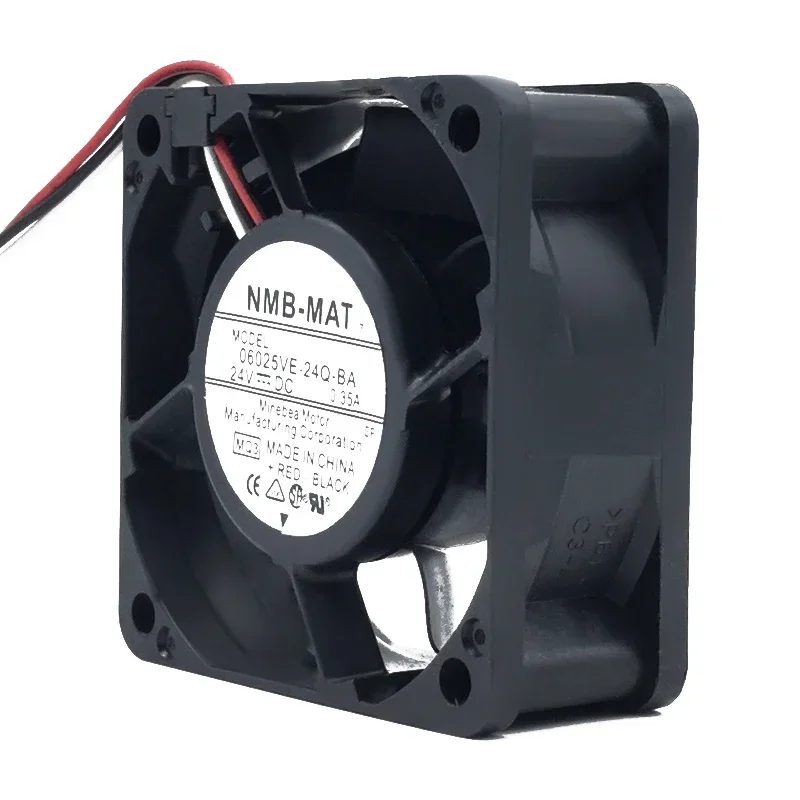 60*60*25 мм 06025VE-24Q-BA 24 В 0 35 А 6 см большой объем воздуха инверторный охлаждающий