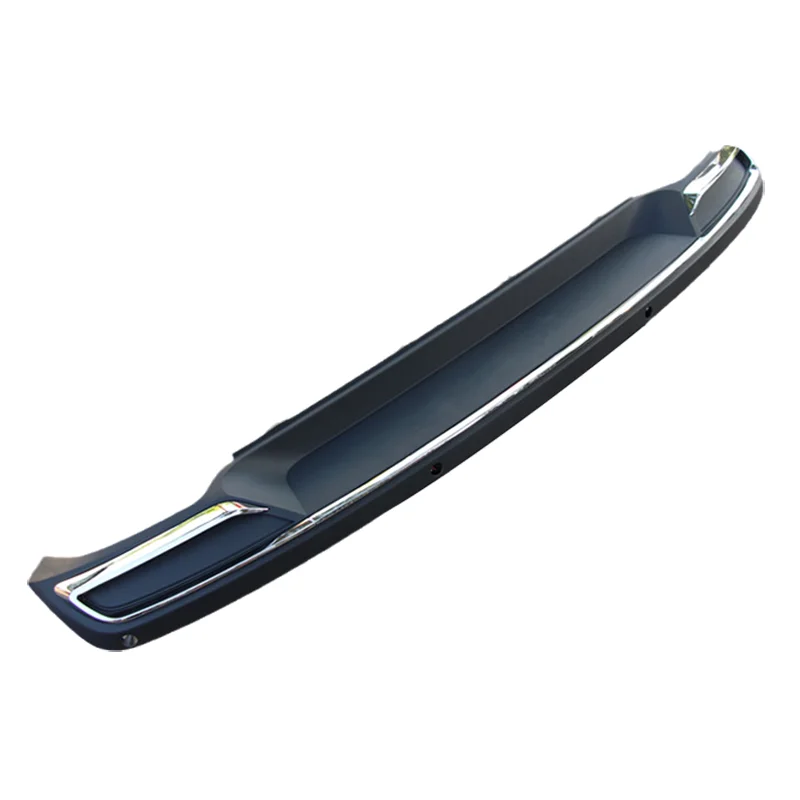 

Высококачественный черный полипропиленовый диффузор для заднего бампера, автомобильная задняя губа с хромированной линией для skoda Octavia 4dr или 5dr 2015-2019