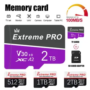 Ultra Memory Card 2TB 1TB 512GB Micro TF SD Card 128GB 256GB Class10 SD Card 100MB/S TF Card Original Sd Memory Card 512GB 128GB