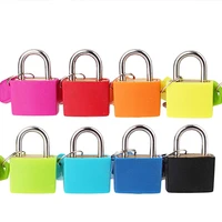small mini strong steel padlock with 2 keys travel suitcase diary lock multicolor home childrens diary drawer lock