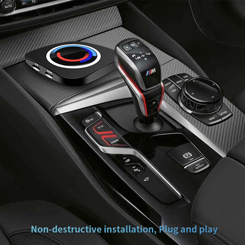 Фото 2023 CarPlay Ai Box для BMW ID6 ID7 ID8 обновление Andriod 10 Iptv Netflix Youtube Встроенный Gps Pluy и воспроизведение 4G Lte двойной Bluetooth №5
