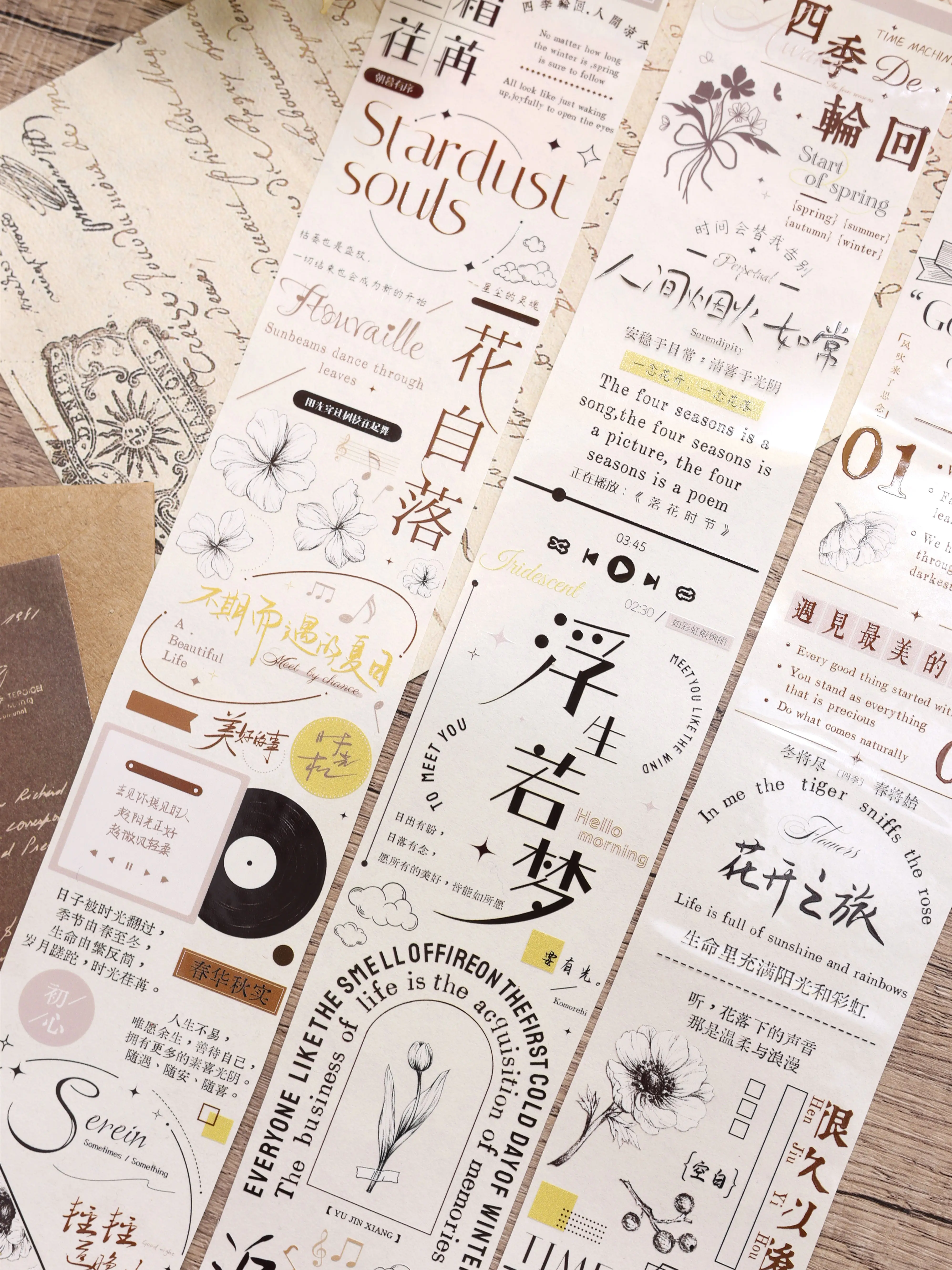 Xiao Bai Jia йо Ретро китайский и английский Washi petdiary лента с героями