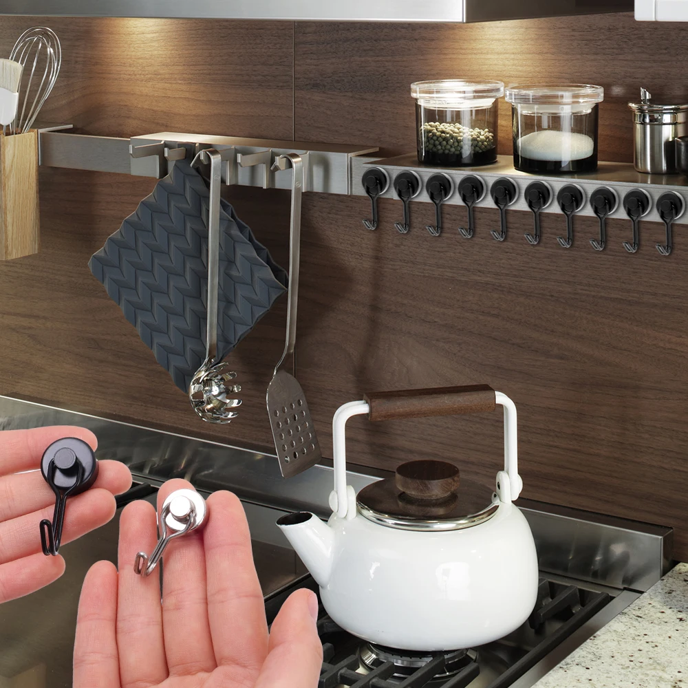 1 шт. магнитные крючки Поворотный магнитный крючок с нагрузкой кухонный