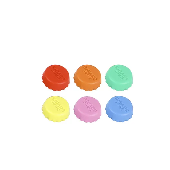6 PCS/pack New Kitchen Tool Silicone Cap of Beer Bottle Caps Coke Bottle Cap of All Kinds of Drinks The Cover Cap Barware