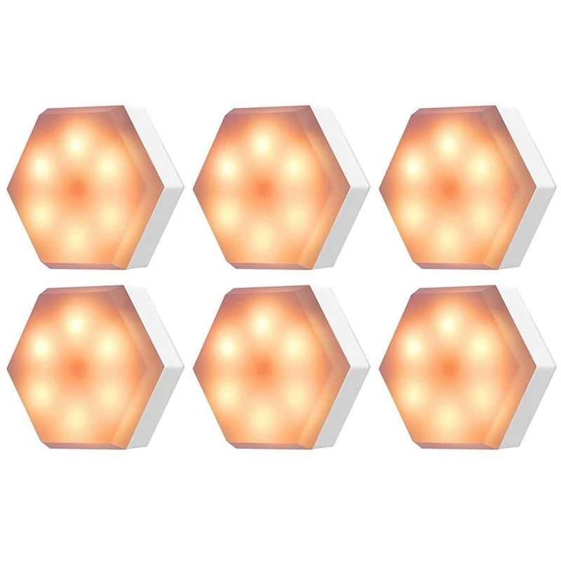 

LED Puck Lights 6 Pack With Remote Control RGB LED Stick On Lights Battery Operated Wireless Dimmable LED Night Lights