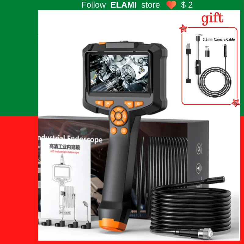 

Endoscope Camera Digital Borescope Handheld Inspection Camera with IP67 Waterproof Camera For Car 8mm 5M