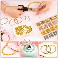 beads kit for jewelry making round star love heart loose spacer ccb acrylic beads jewelry making findings charm bracelet beads