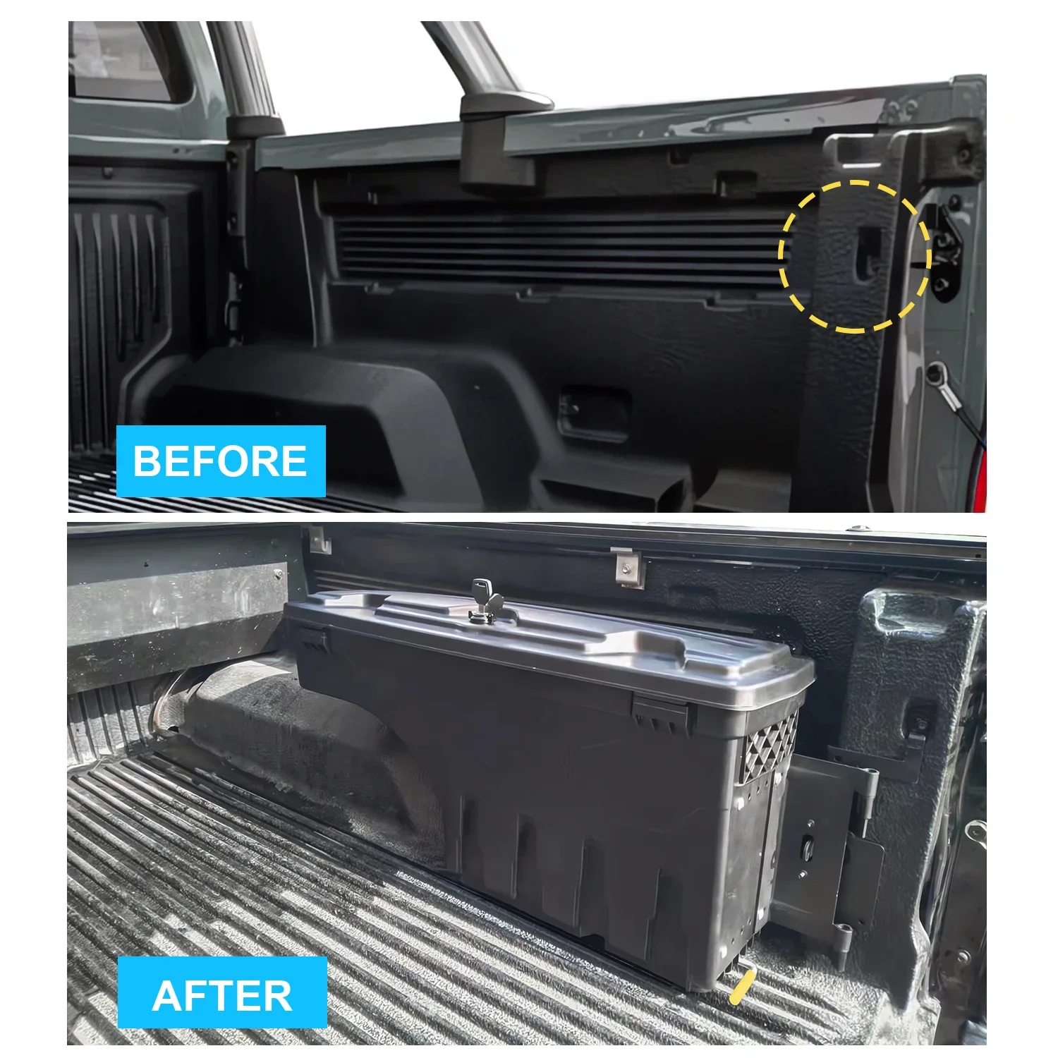 Ящик для инструментов хранения задней двери качели чехол Ford Ranger T6 2015 2016 2017 2018 WILTRAK