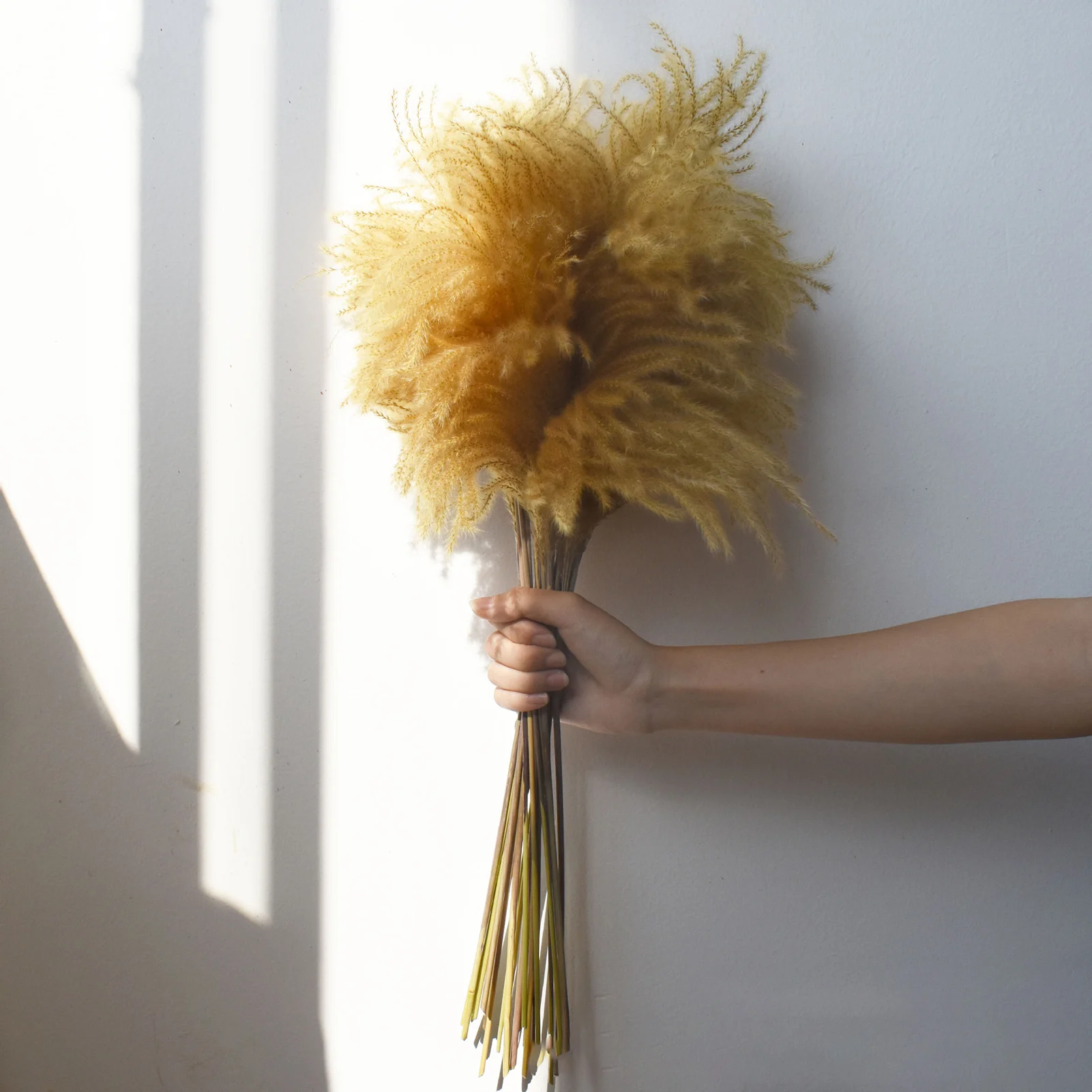

Сушеная пампасная трава 20 шт., букет из натуральных цветов для свадьбы, дома, кухни, декор для свадебной вечеринки